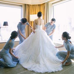 Bridesmaids And Bride at Grand Hyatt Melbourne