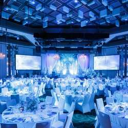 Blue Lighting in the Savoy Ballroom, Grand Hyatt Melbourne